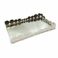 Comida 19 x 11.5 in. Rectangular Tray with Mirror CO2820345